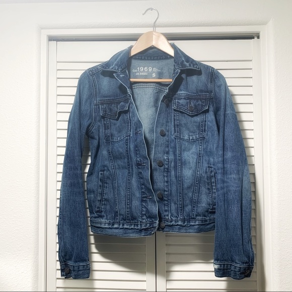 GAP Jackets & Blazers - Women’s Gap denim jacket with light distressing